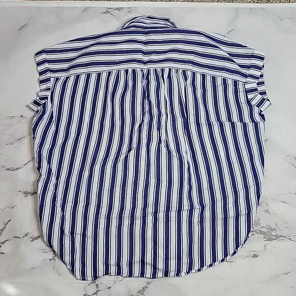 Madewell Central Shirt in Shea Stripe blue/white - Picture 5 of 5